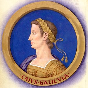 Description of the Twelve Caesars with Their Figures 4-Caligula by Jean Bourdichon